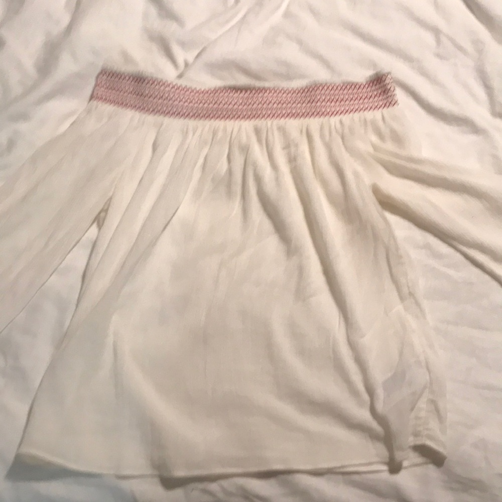 Gap off-shoulder/boatneck 3/4 sleeve top